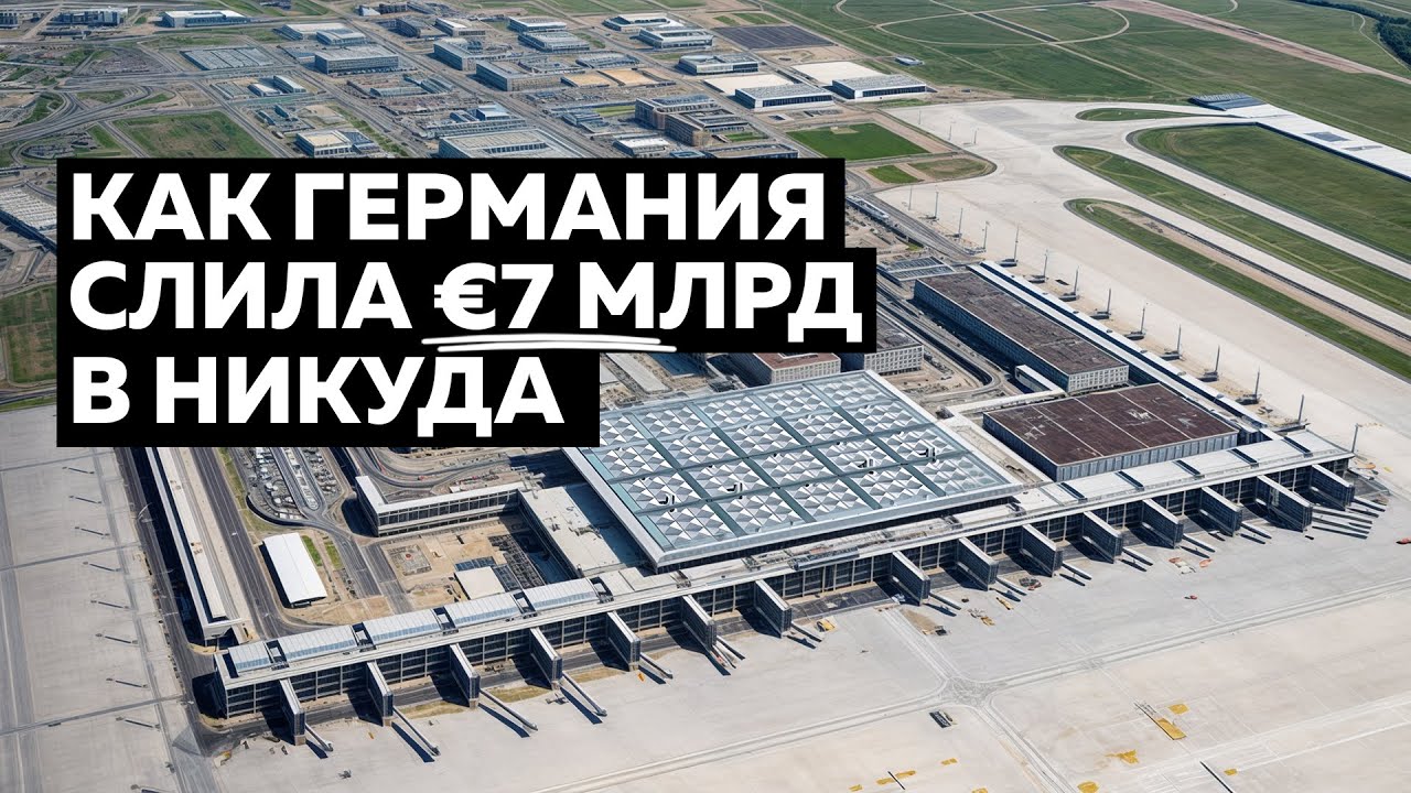 Почему Берлин построил ПУСТОЙ аэропорт стоимостью 7 МЛРД долларов?