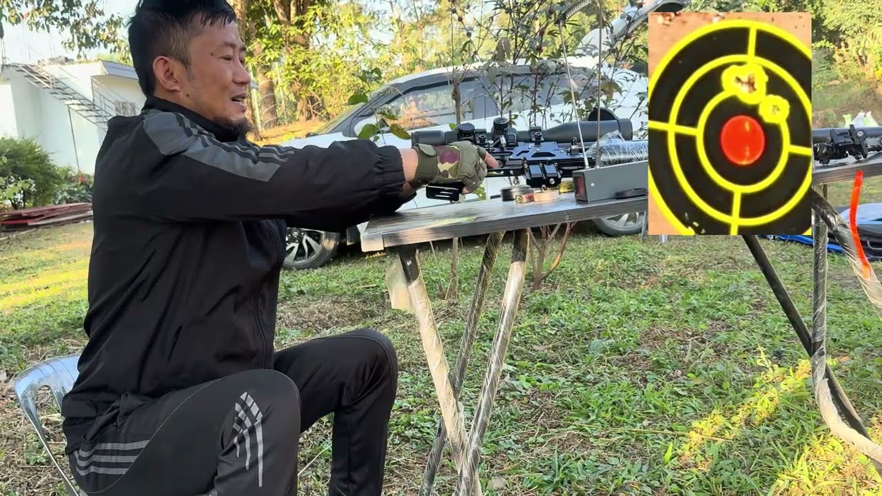 🇮🇳ARBN X1 Target Shooting & FPS test 13gr JSB Exact Ph-8974190272