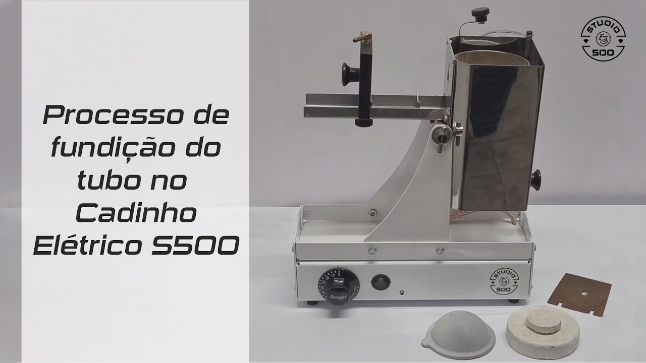Fundição com o Cadinho Elétrico S500