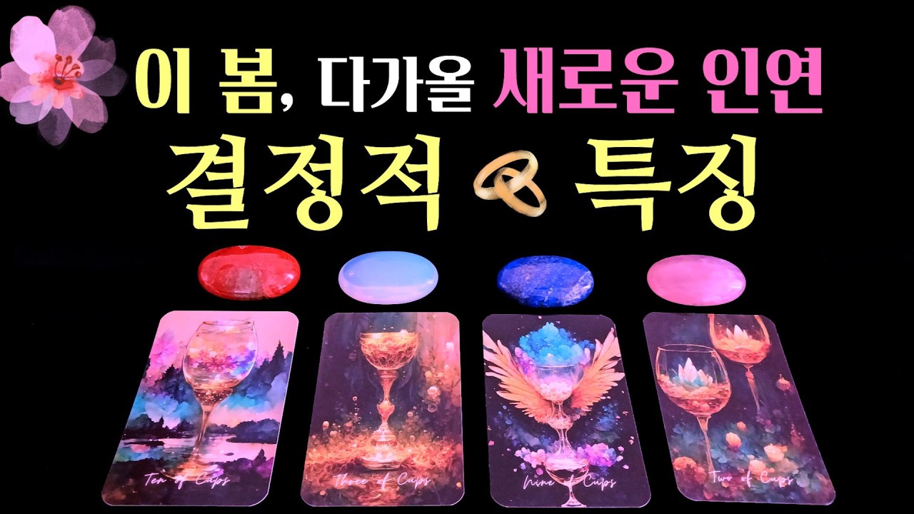 [타로 연애운]🌹이 봄, 당신에게 다가올 💍새로운 인연의 결정적 특징 3가지💘 | 상대방 분위기, 외모, 성격, 직업, 만남, 고백 & 지금 필요한 조언