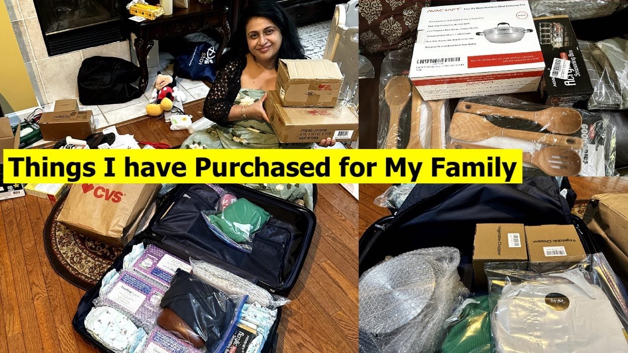 Gifts I Purchased For Family From America | Shopping Haul  | Simple Living Wise Thinking
