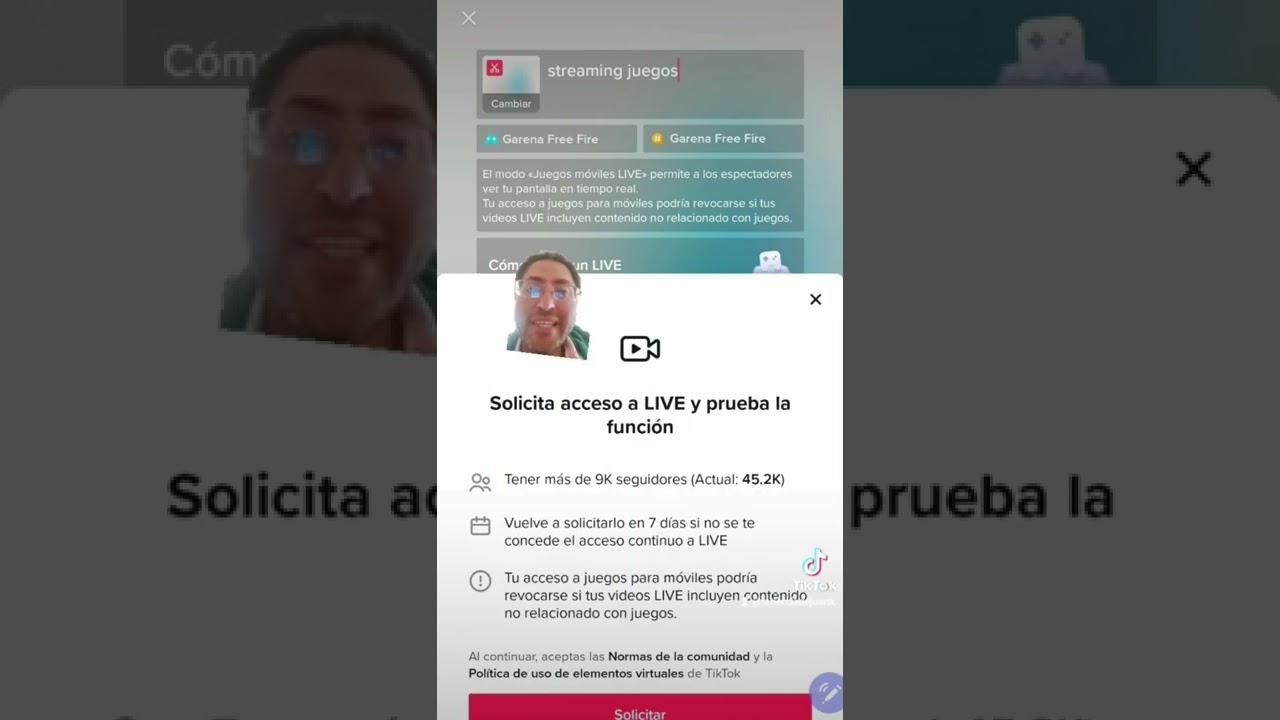 como hacer streaming de video en tiktok para juegos live 