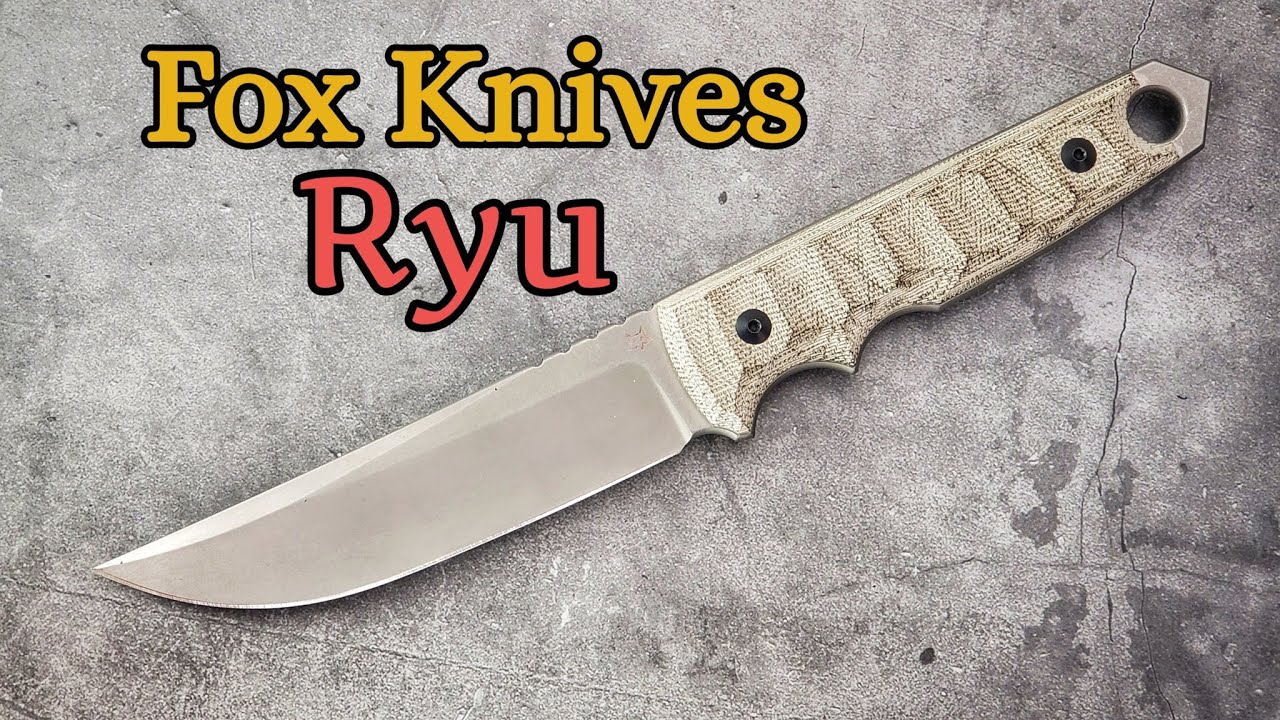 Fox Ryu Tanto:  Black Roc Knives Combat Design