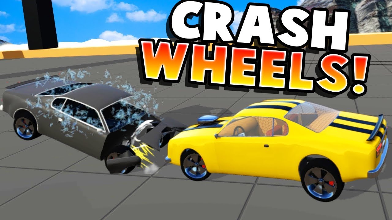 CRASH WHEELS HEAD ON CRASHES! RACING PHYSICS DESTRUCTION! (Lets Play Crash Wheels Gameplay)