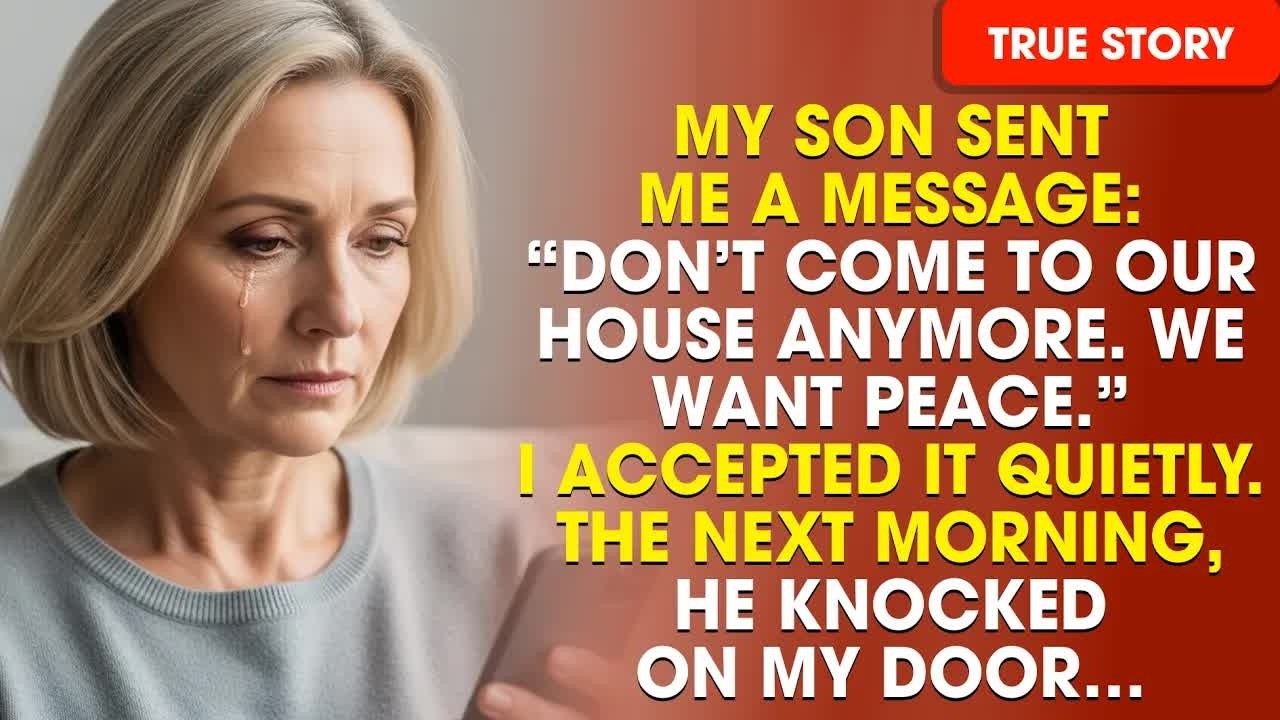 My Son Texted, “Don’t Come To Our House Anymore — We Want Peace”… So I Walked Away