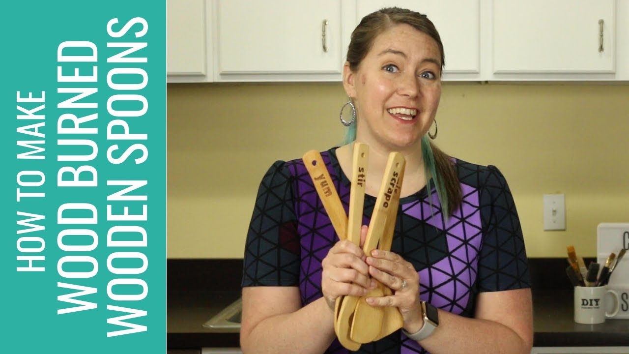 How to Make Wood Burned Wooden Spoons