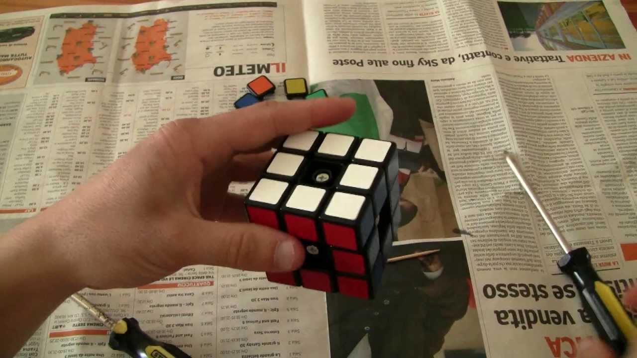 [VECCHIO][TUTORIAL] Lubrificazione Core, Assemblaggio e Regolazione di uno Speedcube 3x3