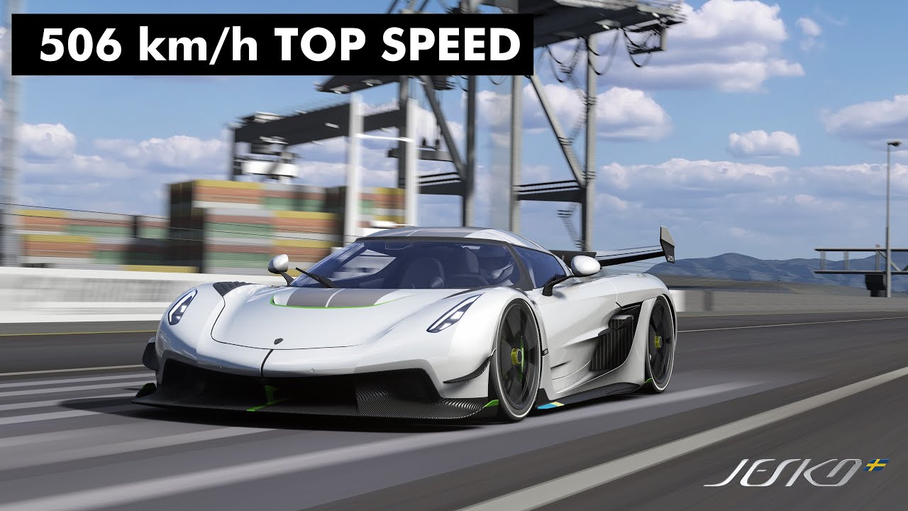 Koenigsegg Jesko Top Speed Test 506 km/h (314.414 mph) | Assetto Corsa