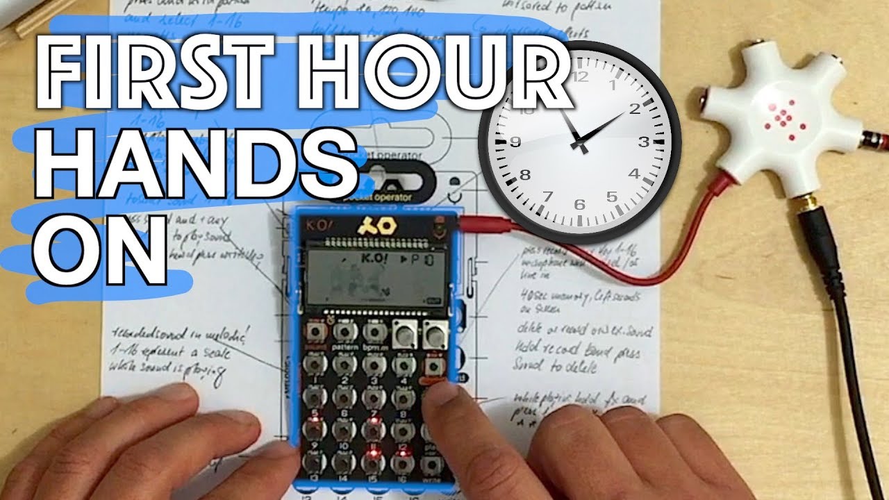 My// Your First Hour with PO-33 K.O!  🎧 | #factory presets #unboxing