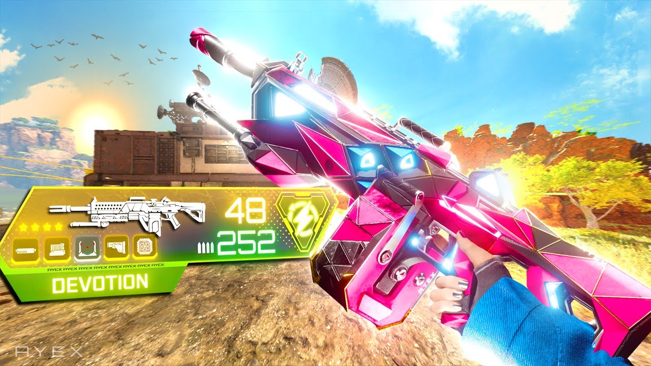USING the *NEW* UPGRADED Devotion for the Fastest TTK in Apex Legends