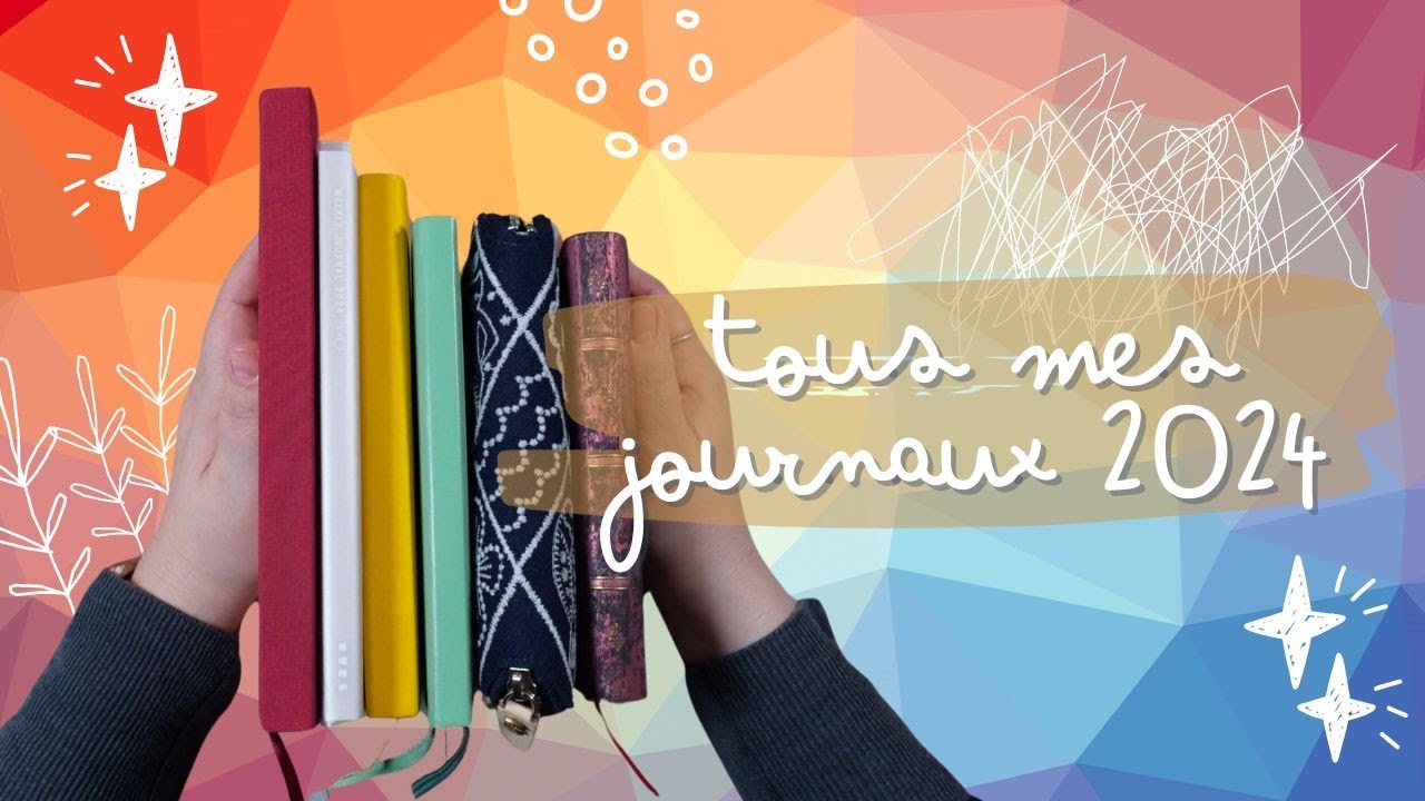 Mes journaux 2024 | Ce que j'ai choisi cette année