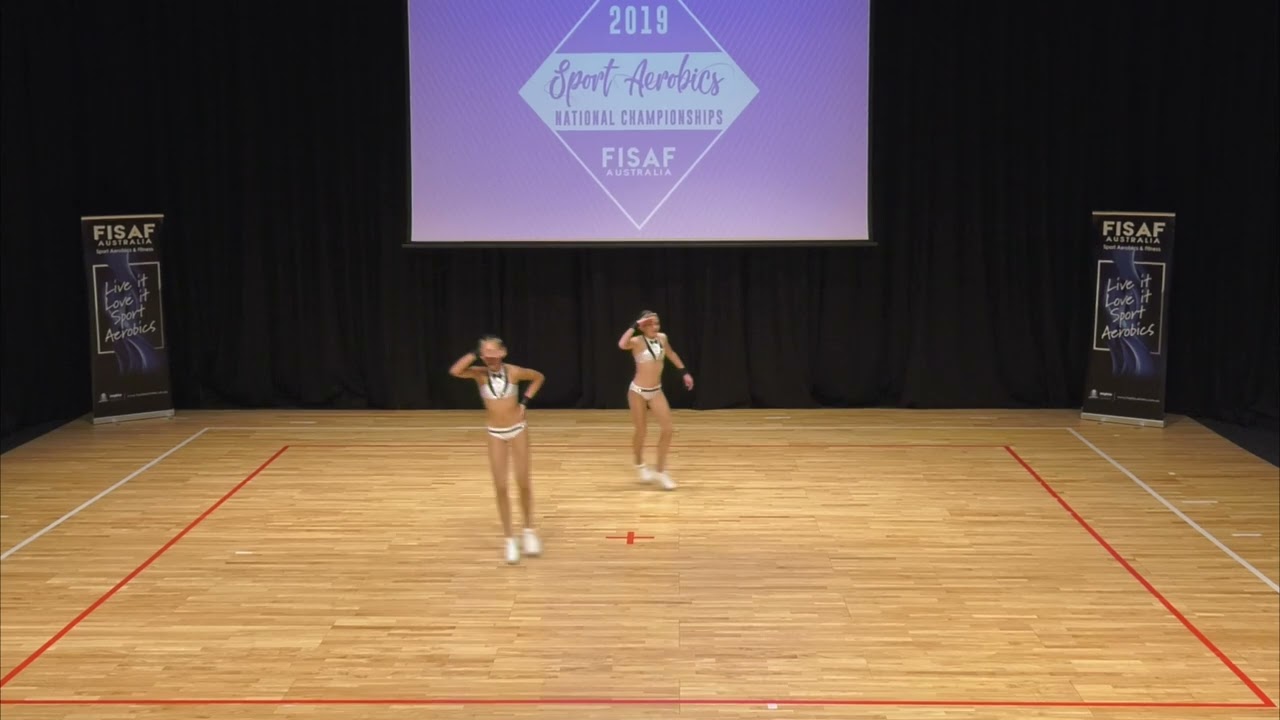 Halle ＆ Staci - Gold Coast Sport Aerobics - FISAF Australia National Championships 2019