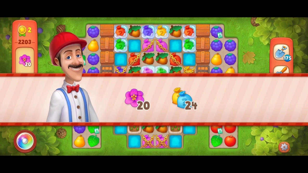 Gardenscapes Level 2203 Walkthrough 