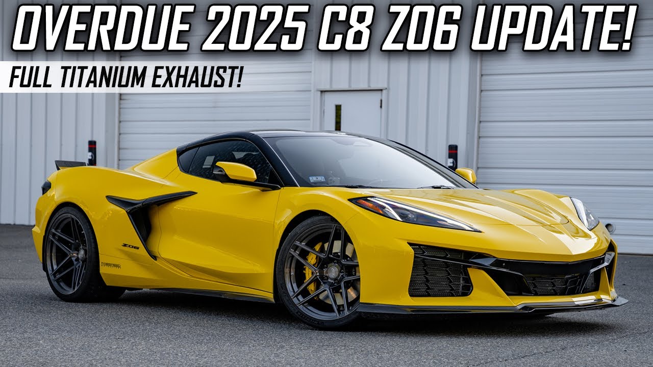2025 C8 Corvette Z06 Update | Full Titanium Fabspeed Exhaust Sounds INSANE!