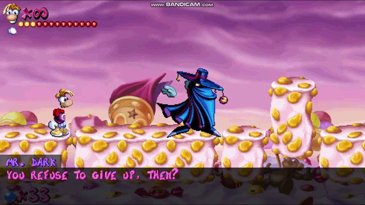 Rayman Redemption - Level - Mr. Dark's Dare (Gameplay) (with Fail)