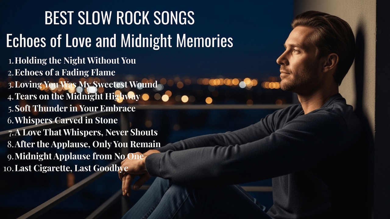 Lonely Night Slow Rock Playlist — Holding the Night Without You