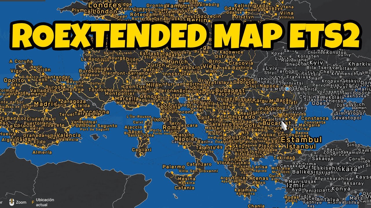 ROEXTENDED MAP - Romania Extended Mapa Mod para ETS2 - Tutorial de Euro Truck Simulator 2 en Español