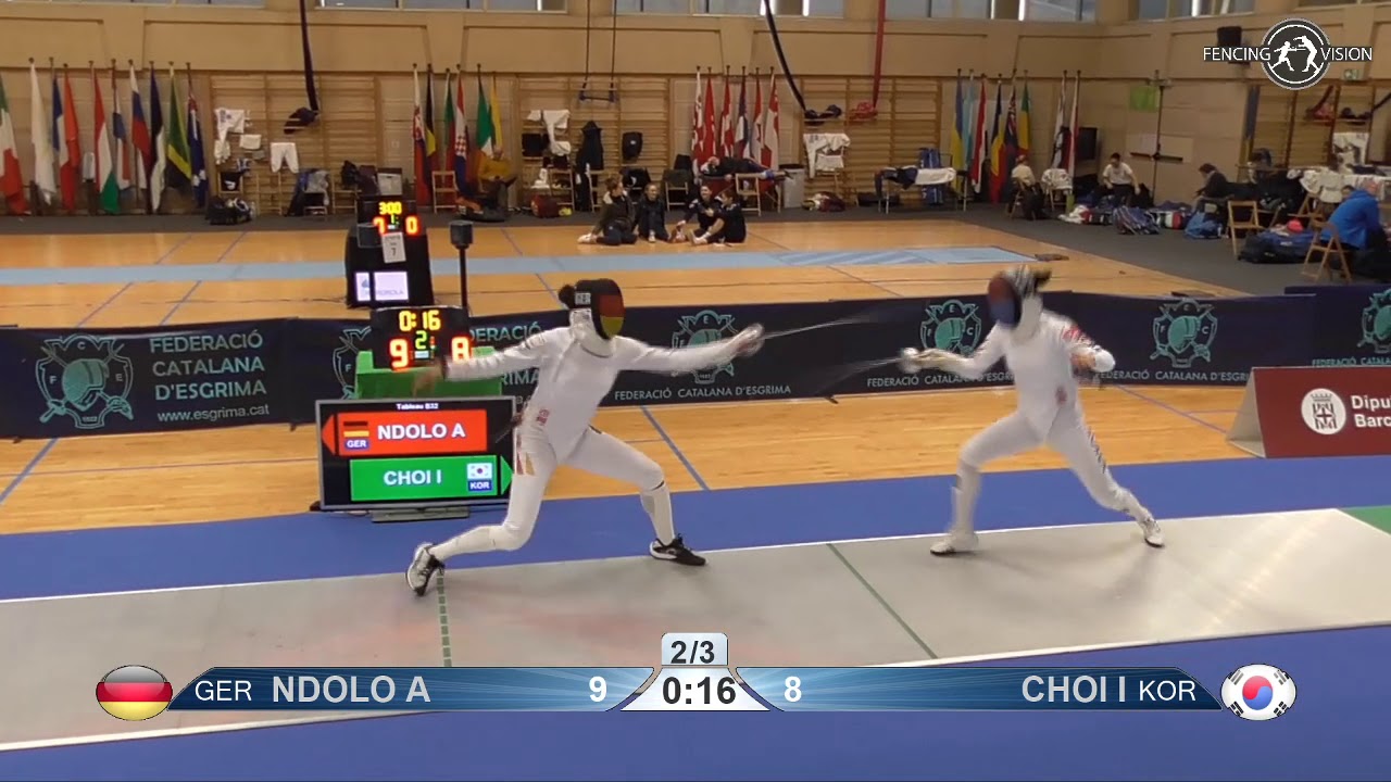 85 T32 12 F E Individual Barcelona ESP WC GREEN  NDOLO Alexandra  GER   vs  CHOI Injeong   KOR