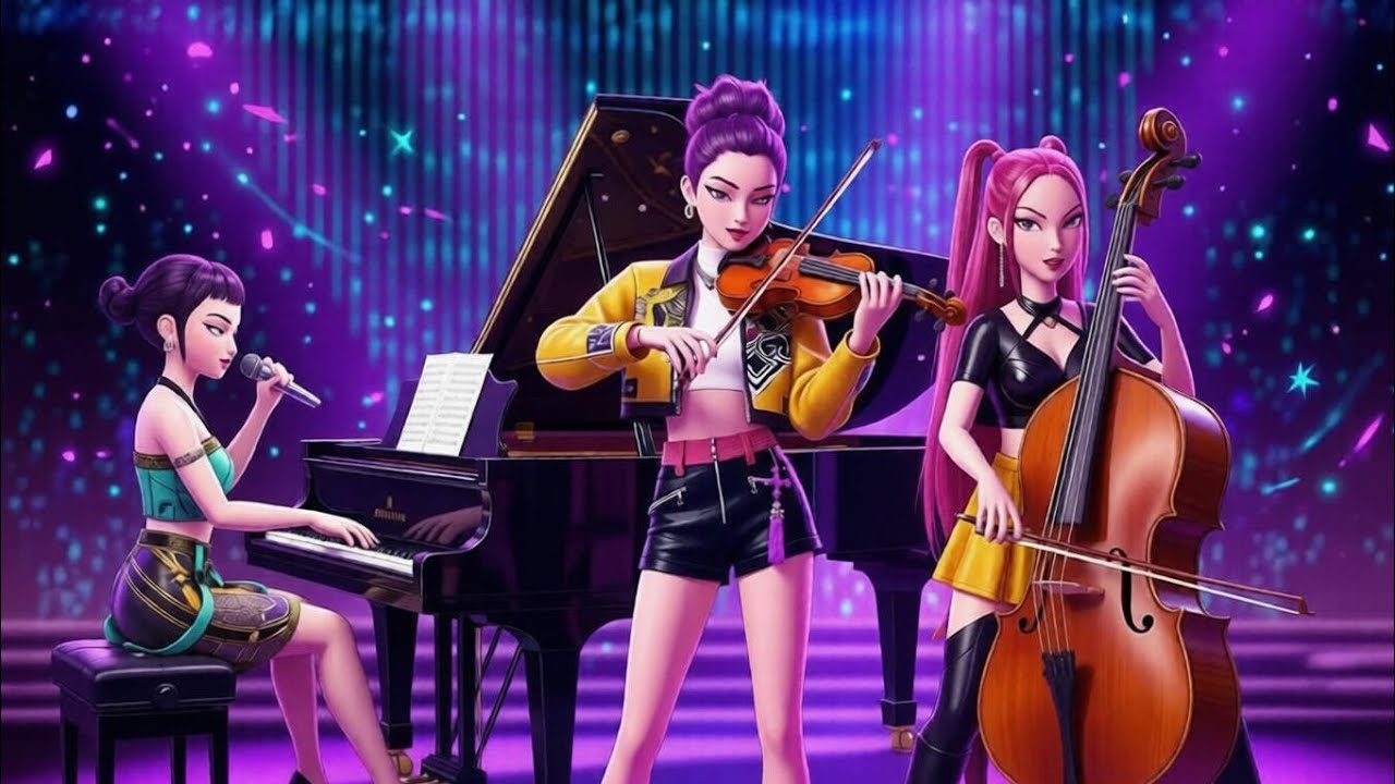 Golden | Classical Music Cover of Huntrix 🎻✨ | Kids & Family Friendly Music