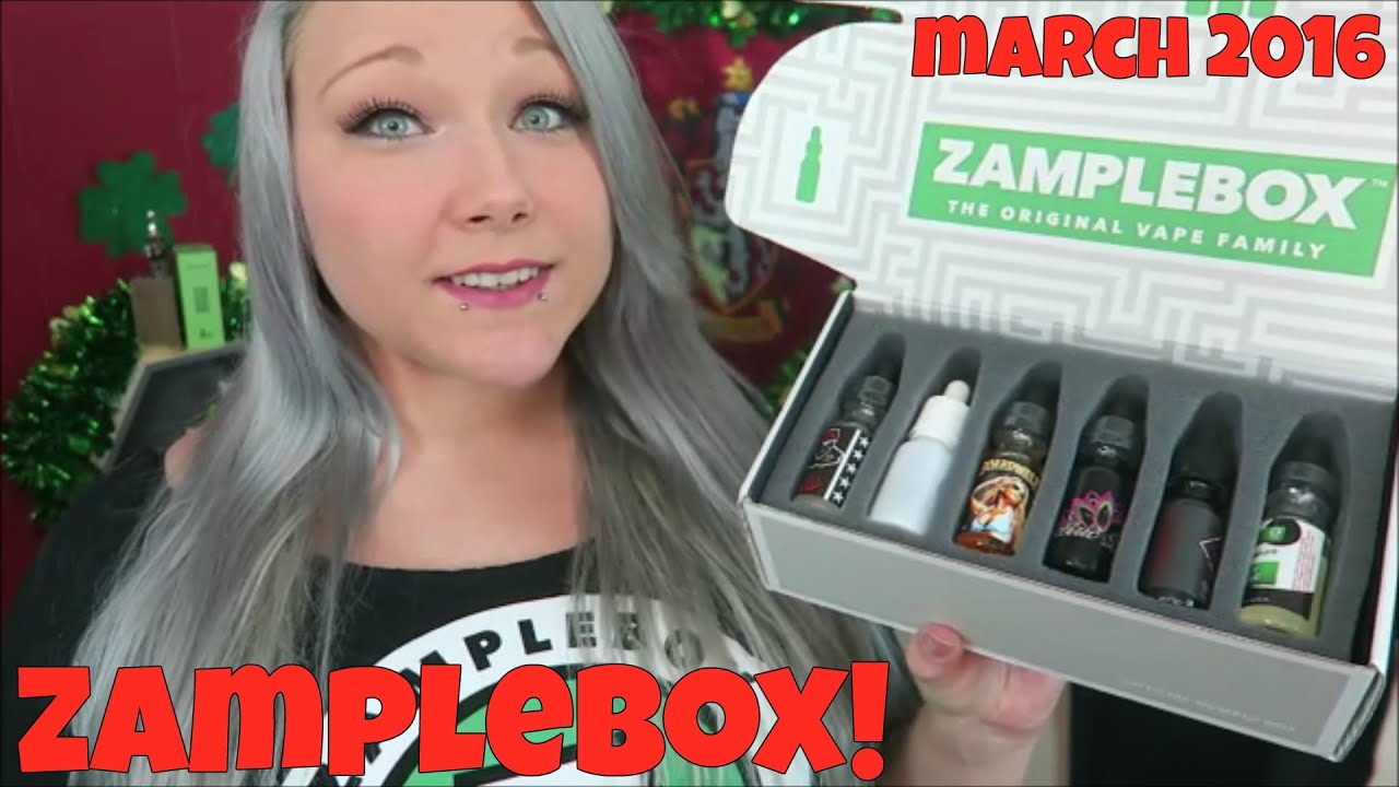 ZampleBox eLiquid Subscription! - March 2016 | TiaVapes Review