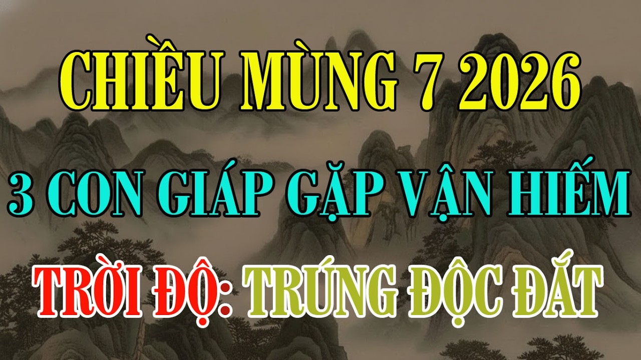 5H Chiều Mùng 7 Tết 2026: 3 Con Giáp Trúng Số Độc Đắc Đổi Vận Ngay | Phong Thủy Hằng Ngày #tet2026