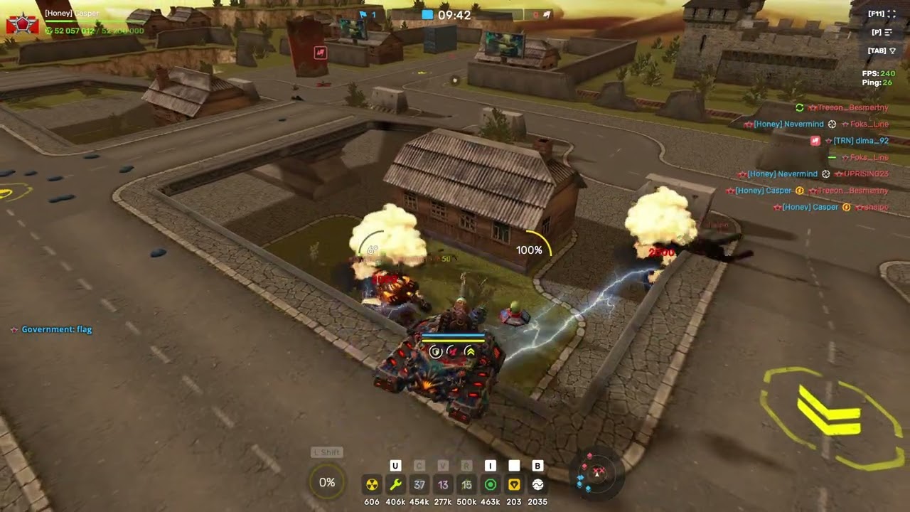 Cross Map MASSACRE 💥 | Top Kills in Tanki Online