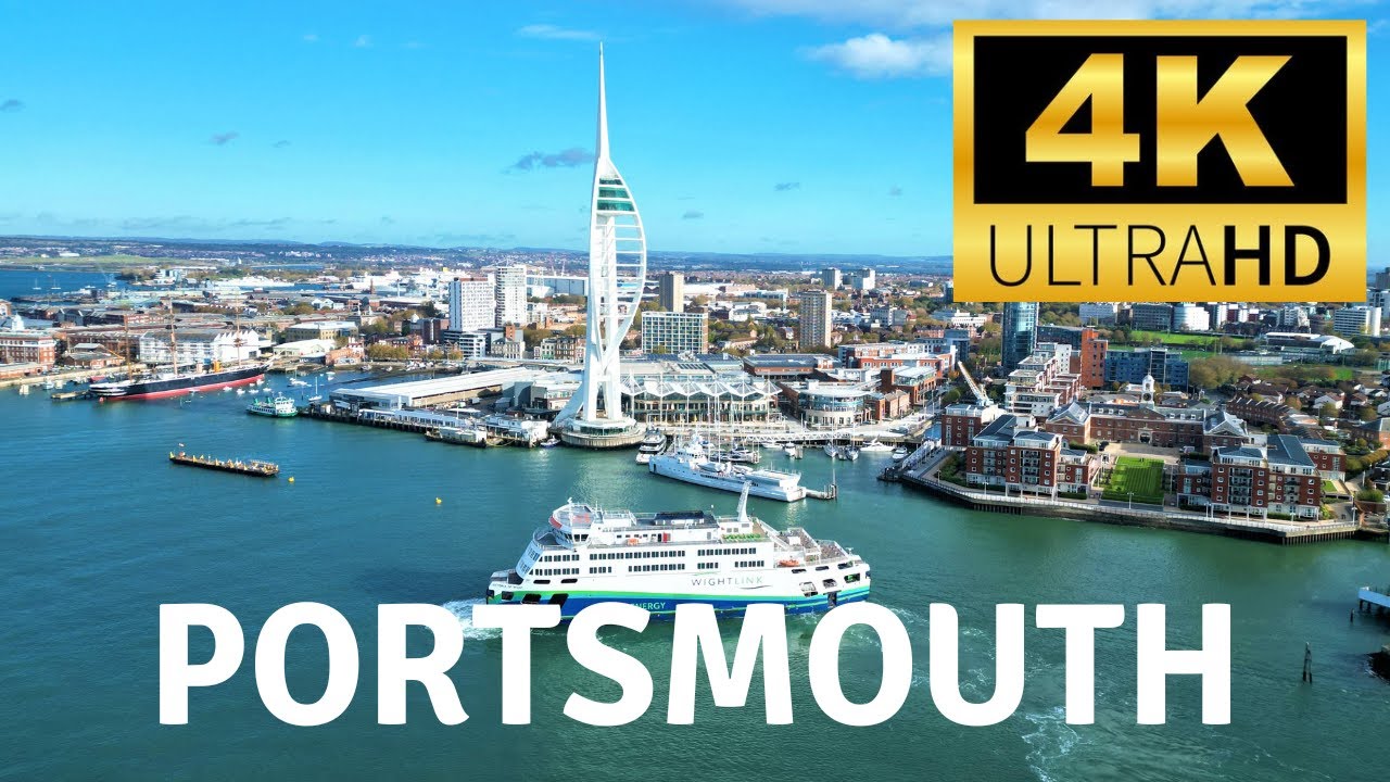 4K ULTRAHD Portsmouth Drone Footage
