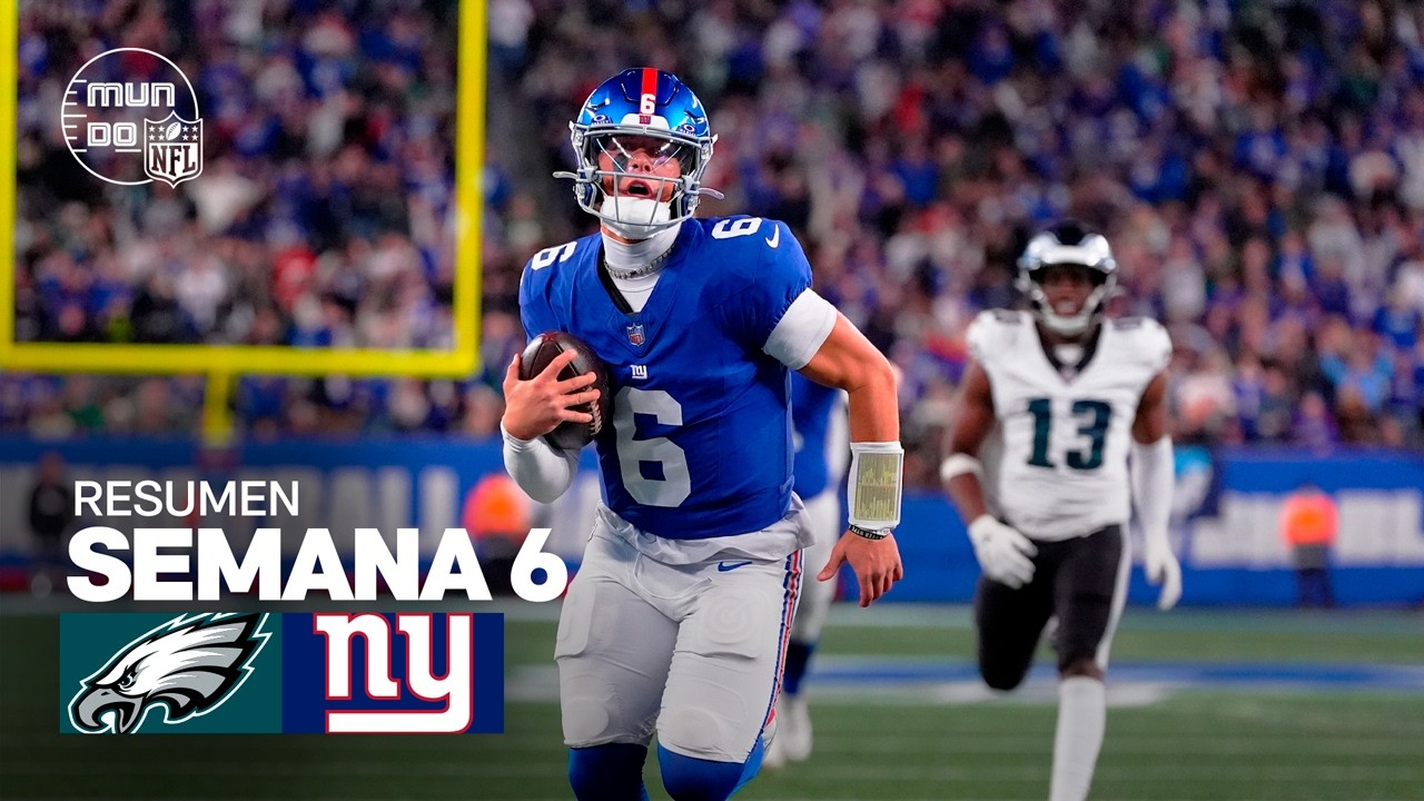 Philadelphia Eagles vs. New York Giants | Resumen NFL en español - Semana 6 | NFL Highlights 2025