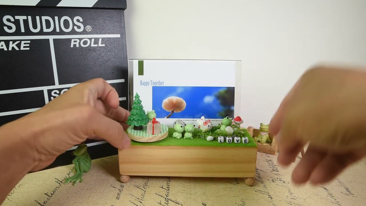 長方型DIY音樂盒底座