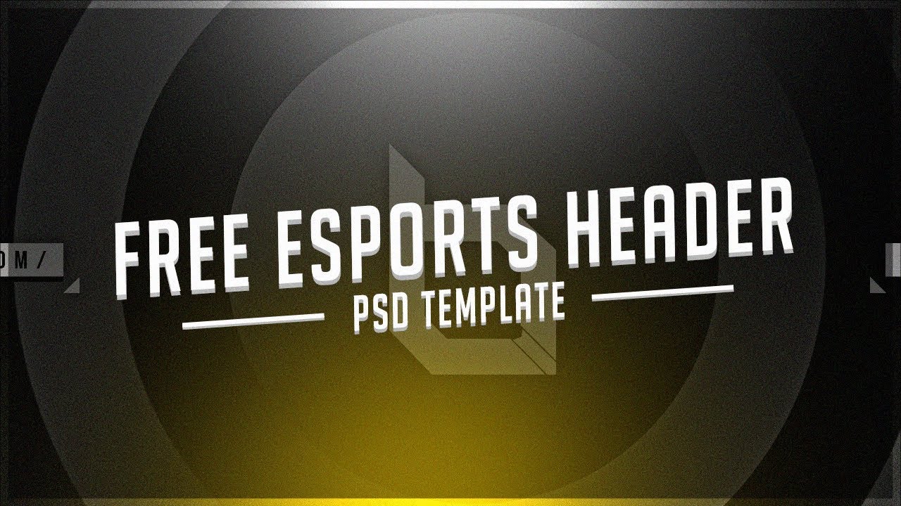 Free to use Esports header 2019