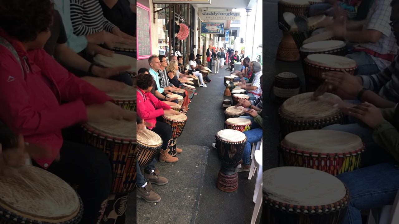 Djembe drums of Cape Town, South Africa 🇿🇦 #shorts #africa #capetown