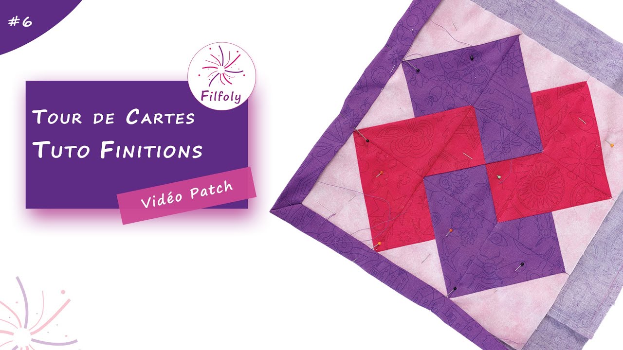 TUTO Patchwork : la bande de finition en angle (version facile !)
