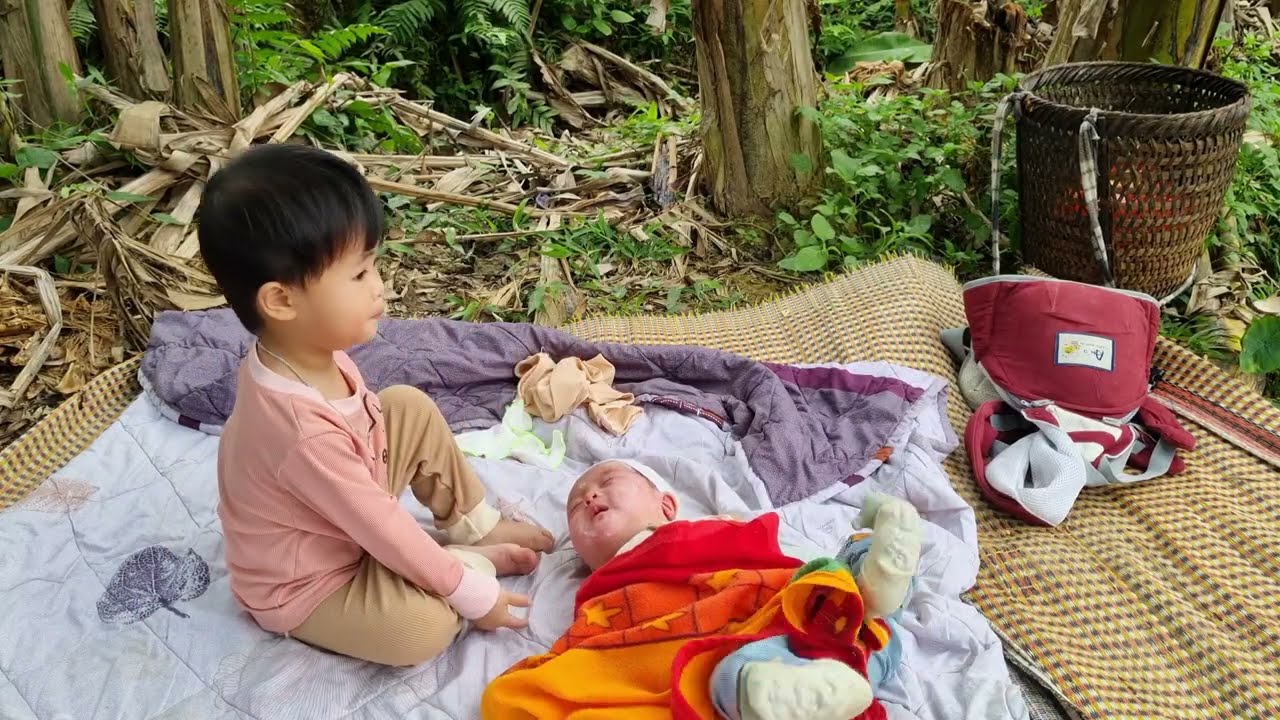 What is life like for a single mother and her children in the deep forest?