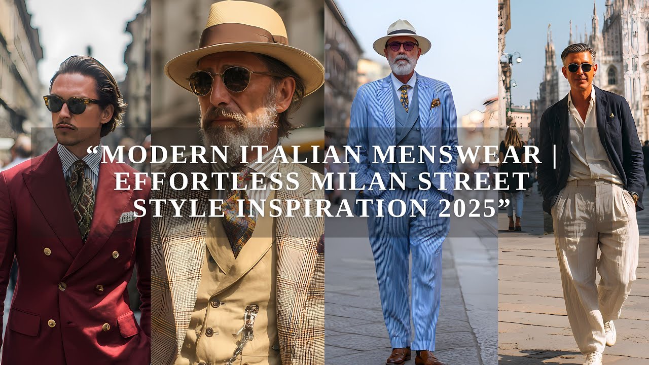 Modern Italian Menswear | Effortless Milan Street Style Inspiration 2025