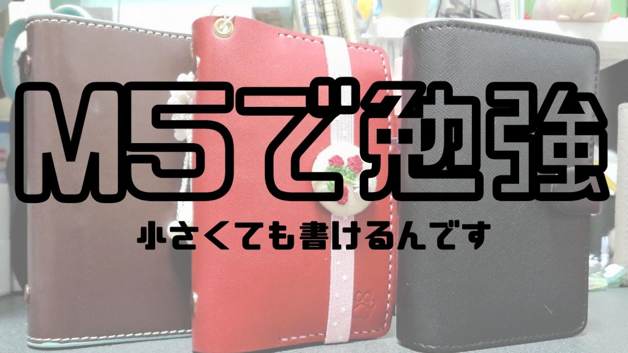 【小さくても】M5システム手帳で勉強ってできるの？【書けるんです】