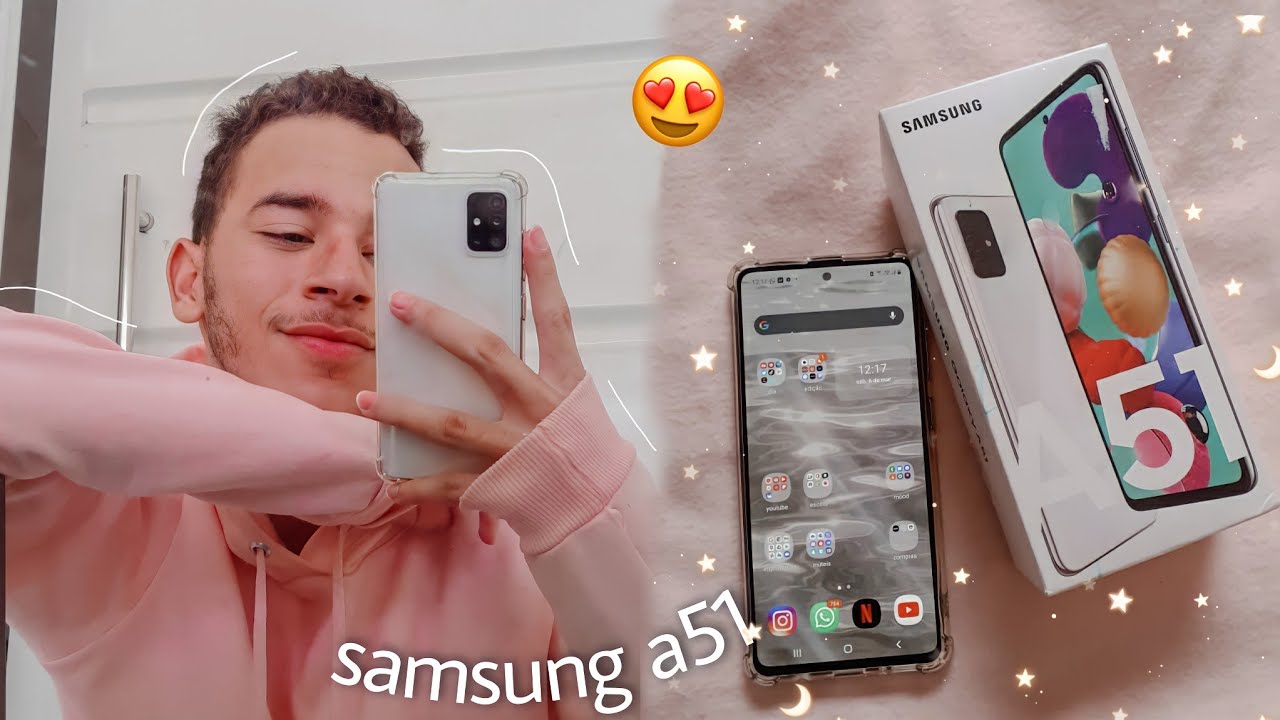 MEU CELULAR NOVO CHEGOU!!! [ Samsung Galaxy A51]