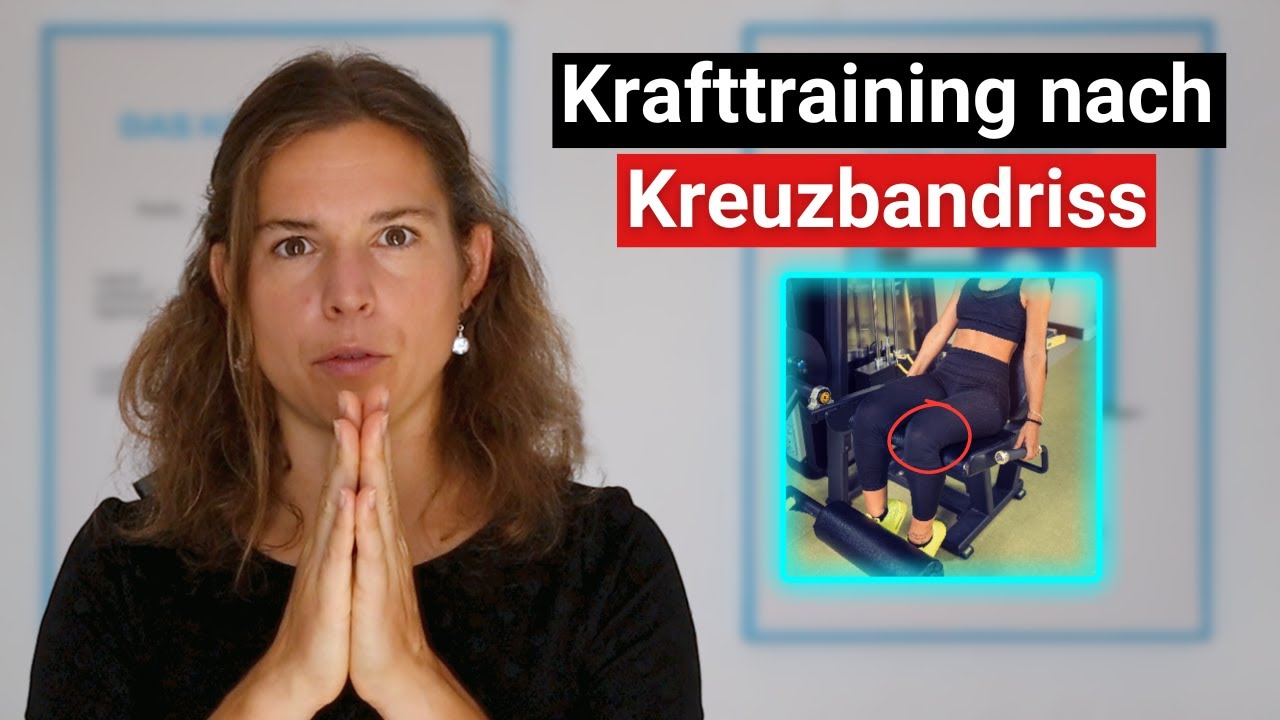 Krafttraining nach Kreuzbandriss - DAS musst du beachten
