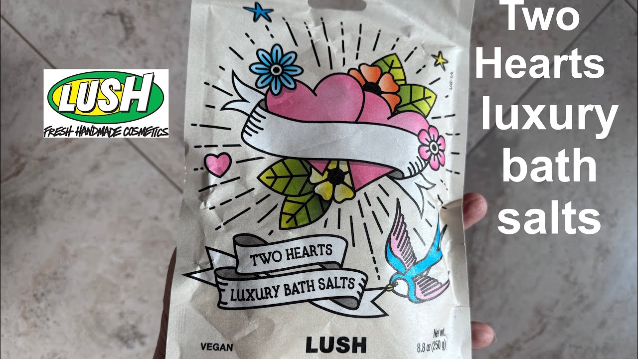 Роскошные соли для ванны Lush «Two Hearts» — ко Дню святого Валентина 2026 года