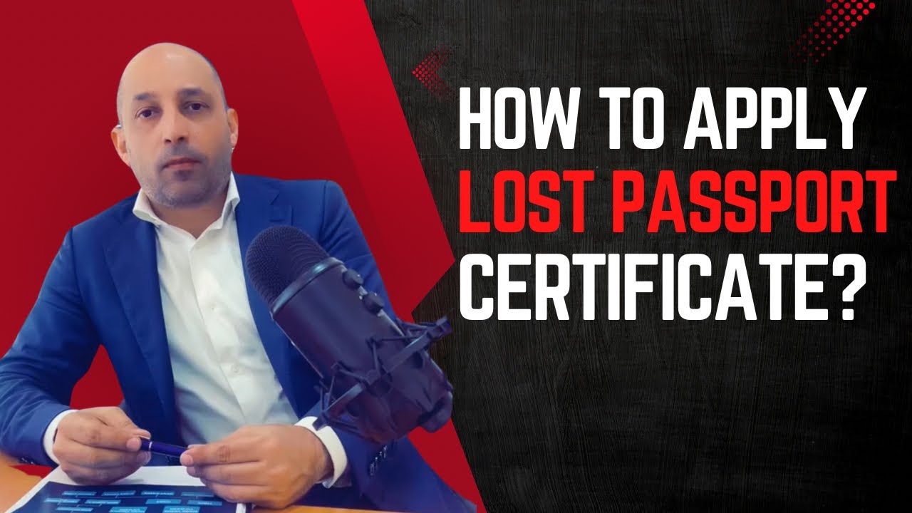 How to Apply for a Lost Passport Certificate Through Dubai Police Website?