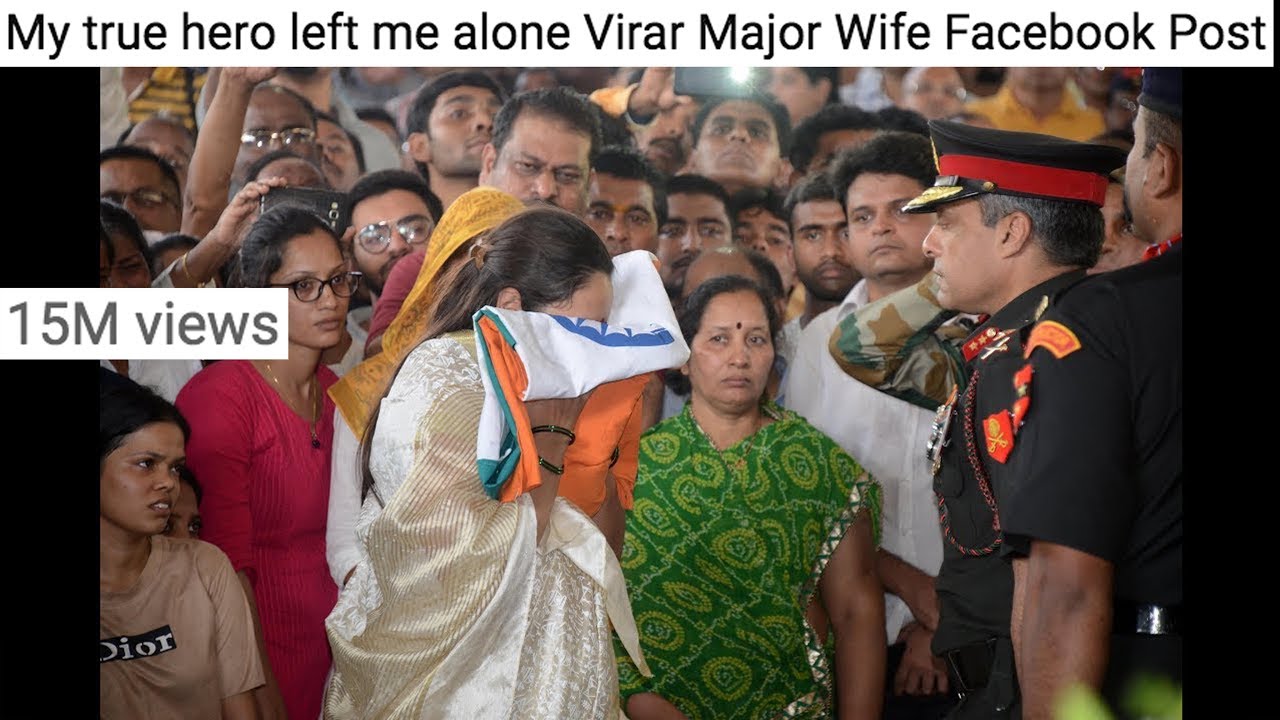My true hero left me alone Virar Major Wife Facebook Post