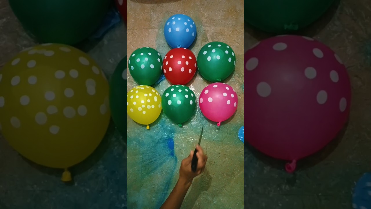 Colour water balloon Reverse #shorts #video #viral #trending #asmr #sr #balloon #shortvideos