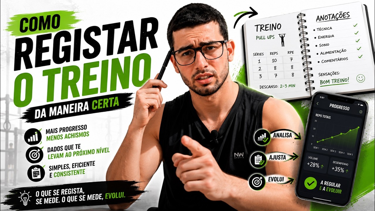Como registar o treino?