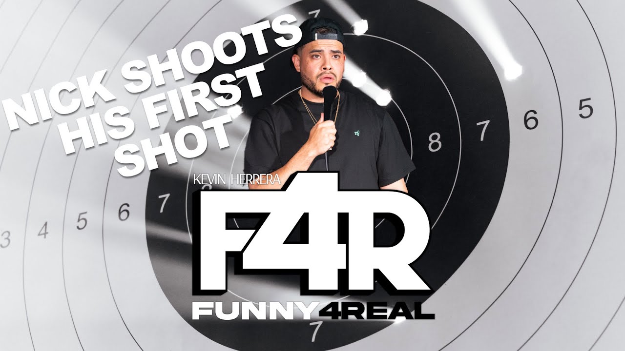 Nick Shoots His First Shot | Funny 4Real - San Jose, CA