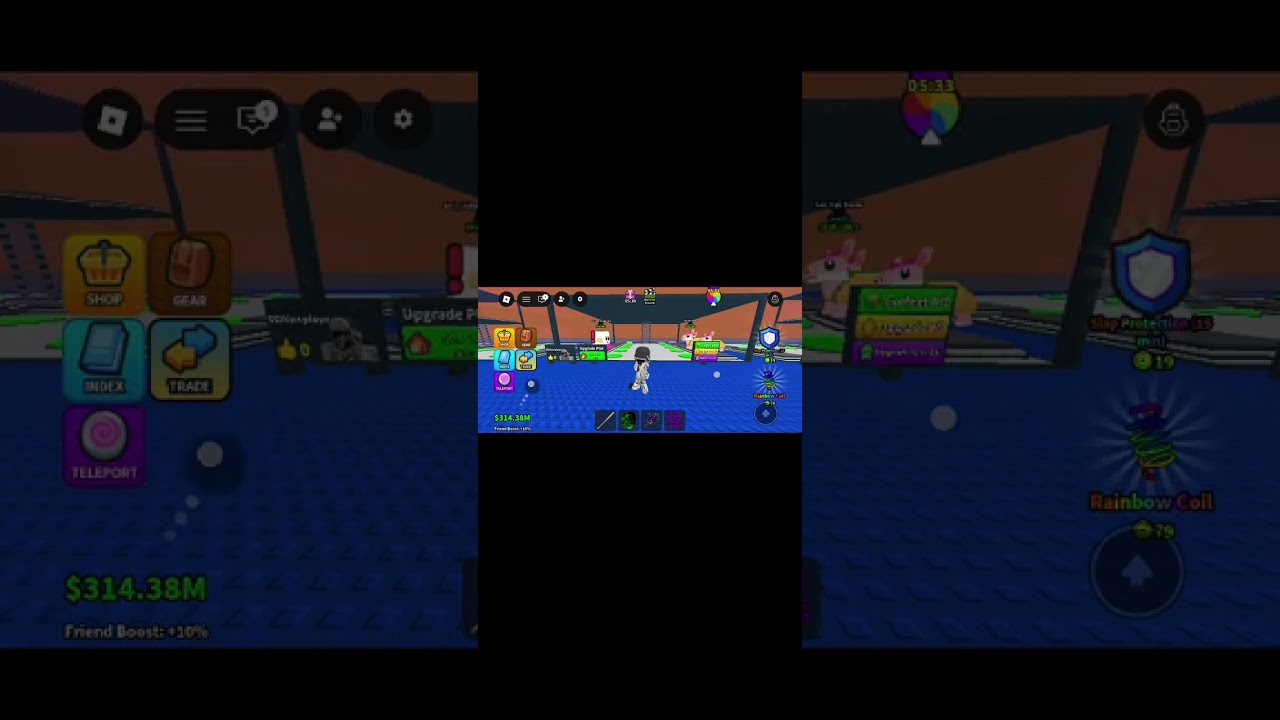 Playing roblox