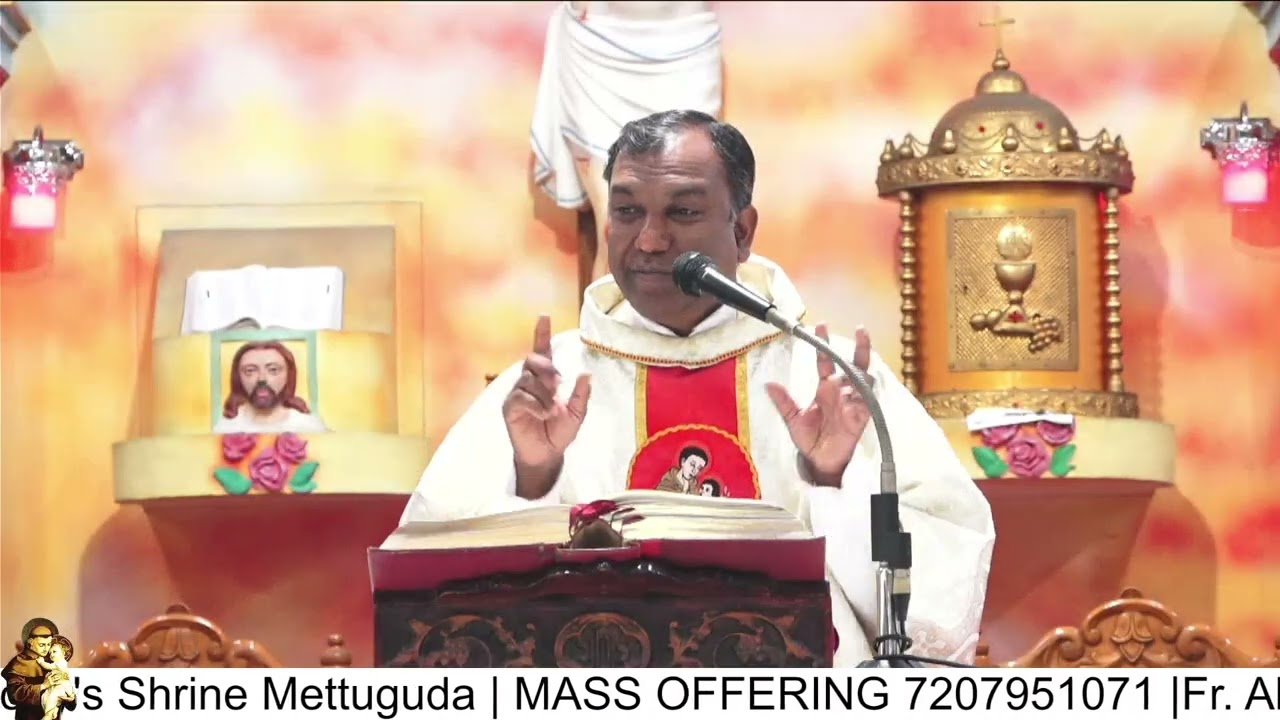 Fr. Aloysius | English Homily | St. Anthony Shrine,|
