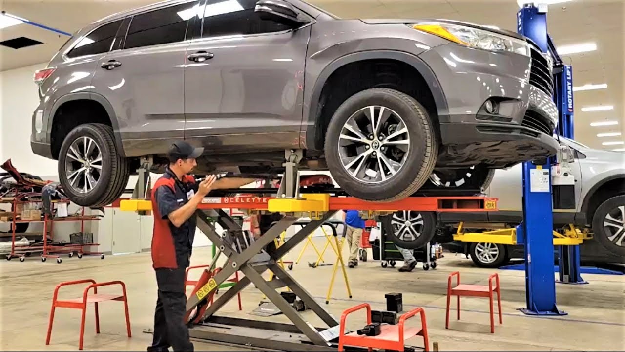 Тренинг на подъёмной платформе Xtrac с  измерительной системой Naja 3D в Toyota