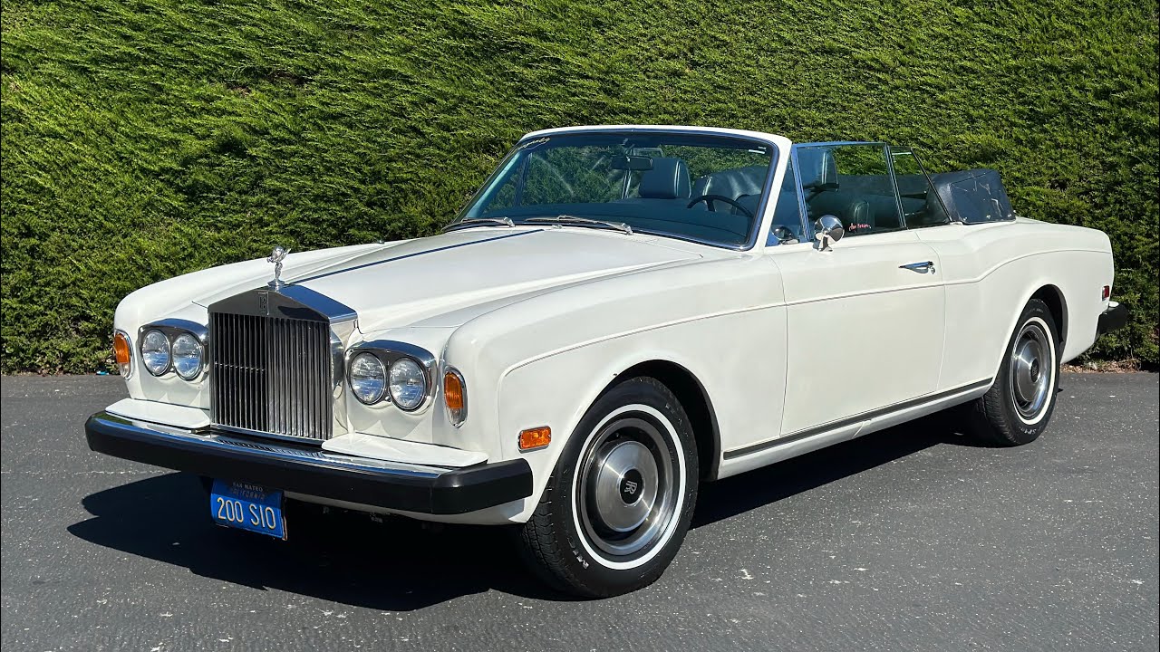 Rolls Royce Corniche Convertible 1975 года, оригинал / 43 тыс. миль
