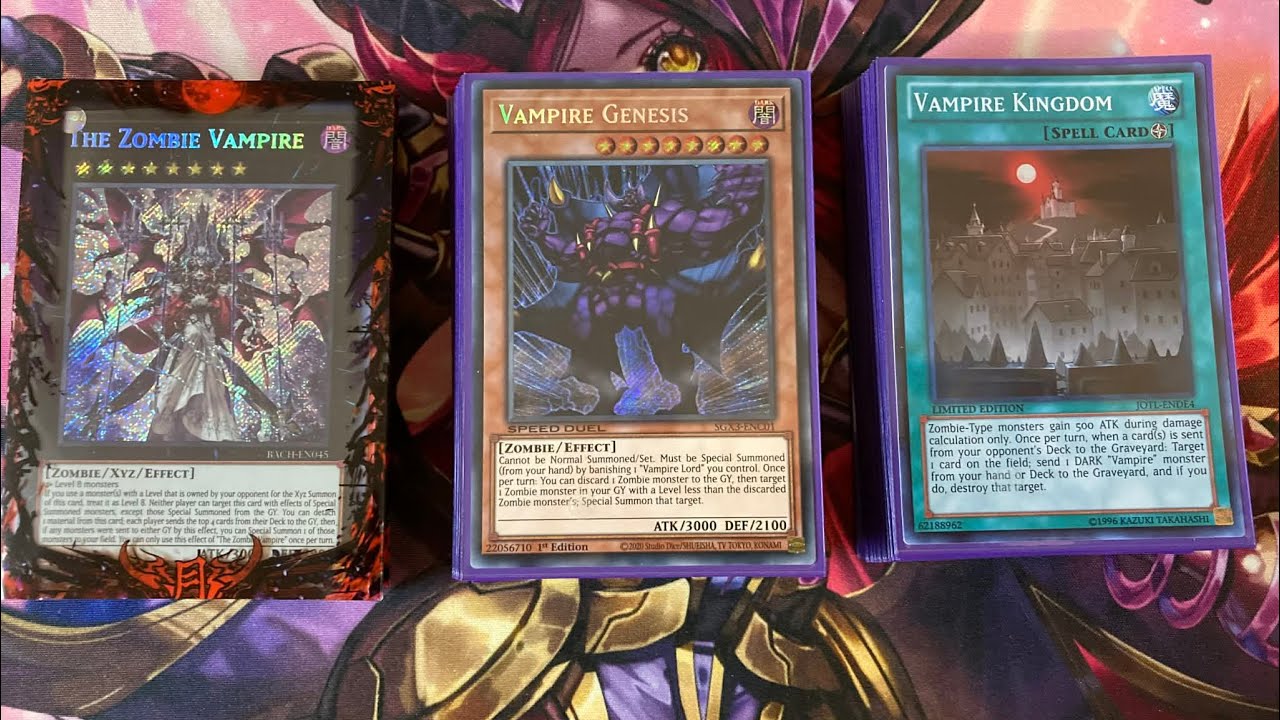 Yugioh &ldquo;Pure&rdquo; Vampire Deck