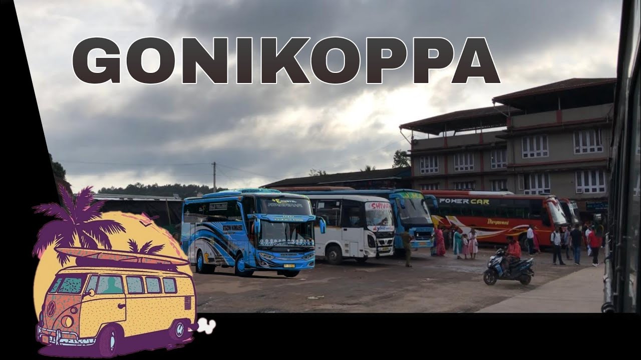 Gonikoppal Town in September After Rain