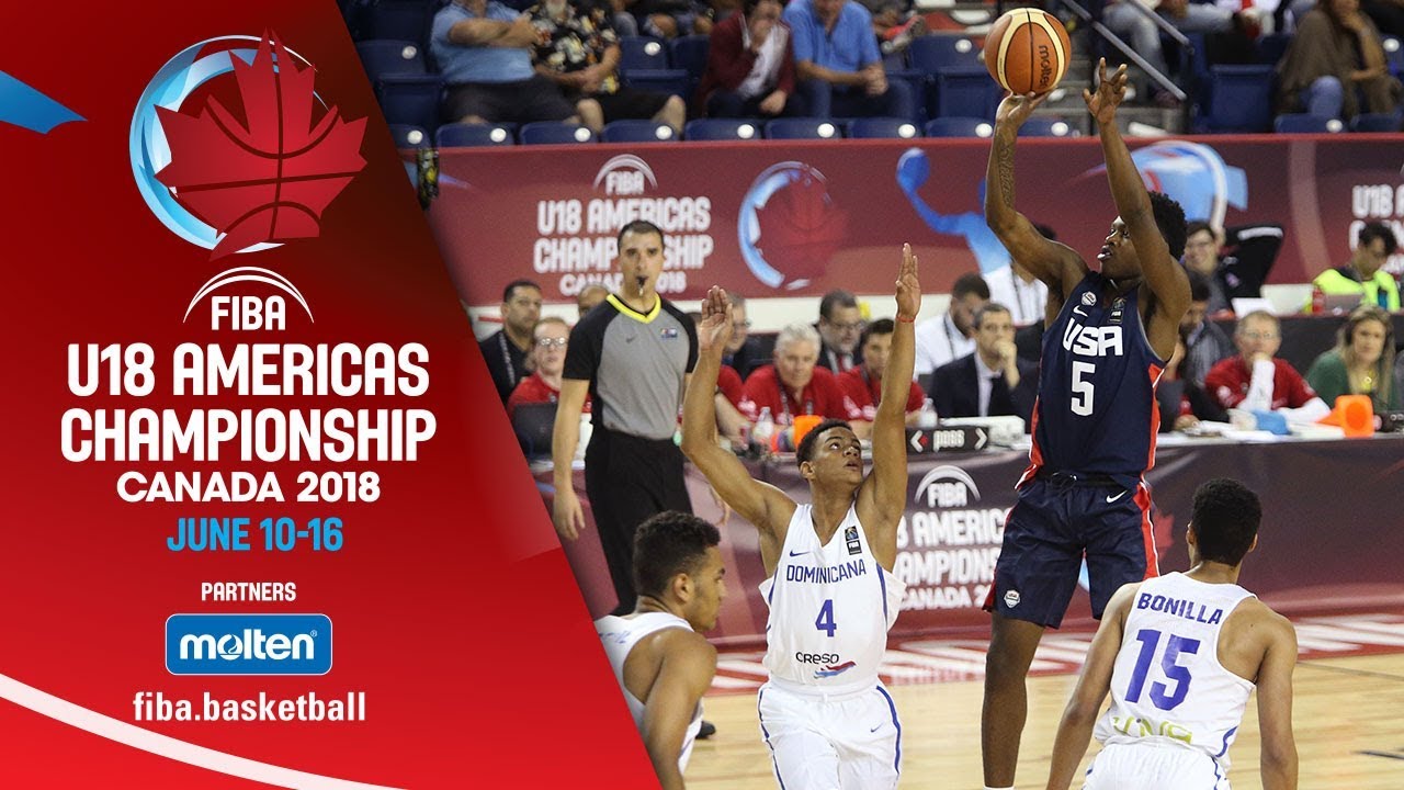 Dominican Republic v USA - Group Phase - Full Game - FIBA U18 Americas Championship 2018 - ENG
